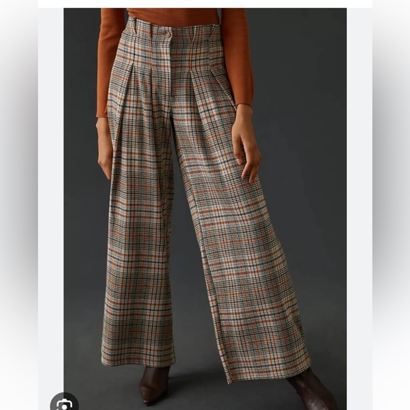 Anthropologie Maeve Pleated Knit Pants - Picture 2 of 6